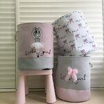 Panier-linge-rose-pour-filles-bo-te-de-rangement-de-jouets-conteneur-de-v-tements-sales