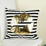 Taie-d-oreiller-g-om-trique-de-luxe-couleur-or-ananas-coton-et-Polyester-housse-de