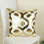 Taie-d-oreiller-g-om-trique-de-luxe-couleur-or-ananas-coton-et-Polyester-housse-de