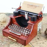 Meilleures-ventes-50-Bo-te-musique-r-tro-avec-machine-crire-bo-te-musique-cr