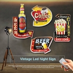 Enseignes-en-n-on-LED-pour-bi-re-glac-e-Vintage-en-m-tal-pour-Bar