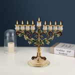 Cand-labre-hanuka-Menorah-Antique-chandelier-bijou-centre-de-Table