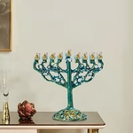 Cand-labre-hanuka-Menorah-Antique-chandelier-bijou-centre-de-Table