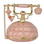 Bibelot-bijoux-avec-t-l-phone-rose-bo-te-maill-e-cadeau-de-no-l-ou
