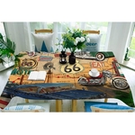 set-de-table-nappe-chemin-de-table-Nappe-rectangulaire-imperm-able-motif-de-Badge-r-tro