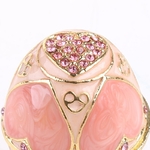 Bo-te-bijoux-en-forme-de-c-ur-rose-s-rie-Faberge-uf-peint-la-main