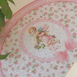 Paillasson-anti-poussi-re-Rose-r-tro-europ-en-tapis-de-pied-antid-rapant-en-demi