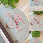 Paillasson-anti-poussi-re-Rose-r-tro-europ-en-tapis-de-pied-antid-rapant-en-demi