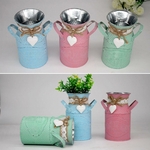 Pot-de-fleurs-Vintage-en-m-tal-pot-de-plantes-en-tain-seau-de-mariage-d