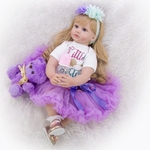 Poup-e-princesse-en-Silicone-pour-enfant-24-pouces-60-cm-douce-r-aliste-violet-dition