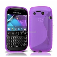 Housse etui coque silicone gel MAUVE pour Blackberry 9790 Bold + film ecran