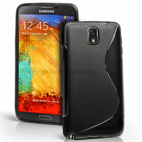 Housse etui coque gel pour Samsung Galaxy Note 3 n9000 n9005 + film ecran - NOIR