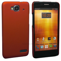 Housse etui coque rigide pour Alcatel One Touch Idol Mini 6012D + film ecran - ROUGE RIGIDE