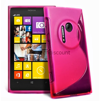 Housse etui coque pochette silicone gel pour Nokia Lumia 1020 + film ecran - ROSE