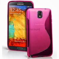 Housse etui coque gel pour Samsung Galaxy Note 3 n9000 n9005 + film ecran - ROSE