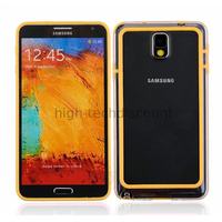 Housse etui coque bumper pour Samsung Galaxy Note 3 n9000 n9005 + film ecran - JAUNE
