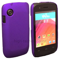 Housse etui coque rigide pour Wiko Ozzy + film ecran - MAUVE RIGIDE