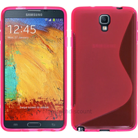 Housse etui coque gel pour Samsung n7505 Galaxy Note 3 Neo Lite + film ecran - ROSE