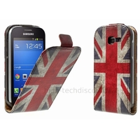 Housse etui coque PU cuir fine pour Samsung s7390 Galaxy Trend Lite + film ecran - UK SLIM