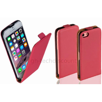 Housse etui coque pochette PU cuir fine pour Apple iPhone 6S (4.7 pouces) + film ecran - ROSE