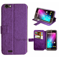 Housse etui coque pochette portefeuille pour Wiko Lenny + film ecran - MAUVE