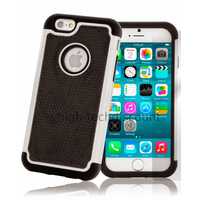 Housse etui coque rigide anti choc pour Apple iPhone 6S (4.7 pouces) + film ecran - BLANC
