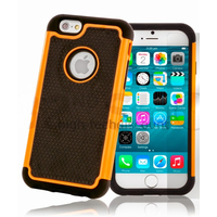 Housse etui coque rigide anti choc pour Apple iPhone 6S (4.7 pouces) + film ecran - ORANGE