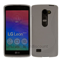 Housse etui coque pochette silicone gel fine pour LG Leon 4G LTE + film ecran - BLANC