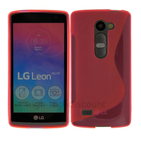 Housse etui coque pochette silicone gel fine pour LG Leon 4G LTE + film ecran - ROSE