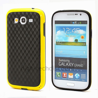 Housse etui coque pochette 3D silicone pour Samsung i9060 Galaxy Grand Plus + film ecran - JAUNE