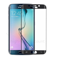 Film de protection vitre verre trempé incurvé intégral pour Samsung G925F Galaxy S6 Edge Plus - NOIR