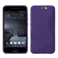 Housse etui coque pochette silicone gel fine pour HTC One A9 + film ecran - MAUVE