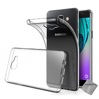 Housse etui coque gel Samsung Galaxy A3 (2016) + verre trempe - TPU TRANSPARENT