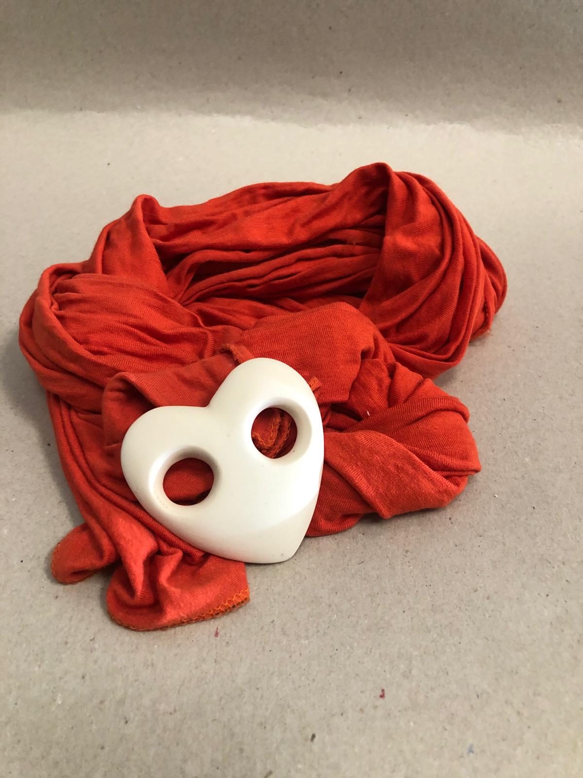 coeur foulard