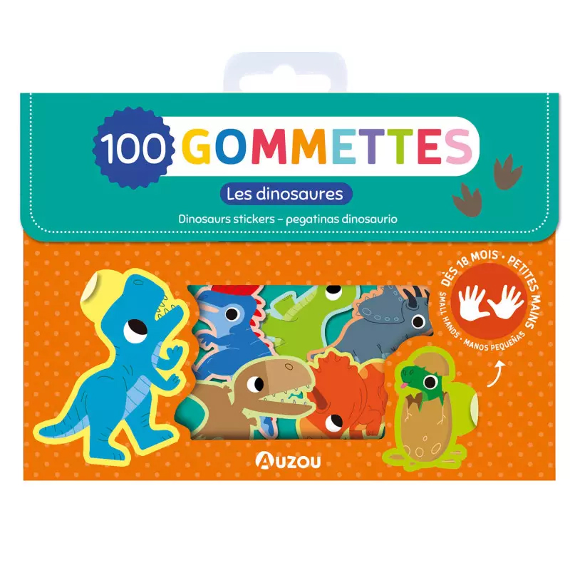 100 gommettes bébé - Les Dinosaures