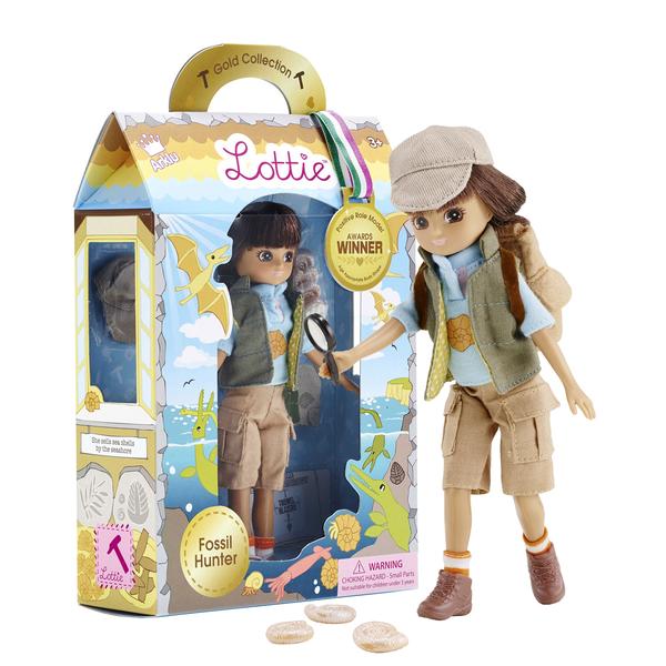 poupee lottie chasseuse de fossile