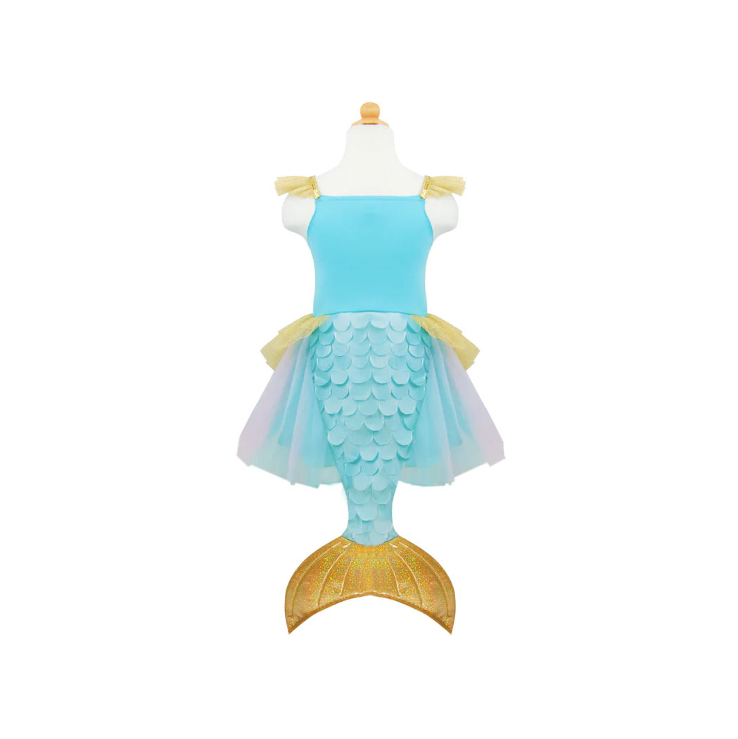 Fille Robe De Princesse Mermaid Enfant Robe Deguisemnet Sirène Costume Robe