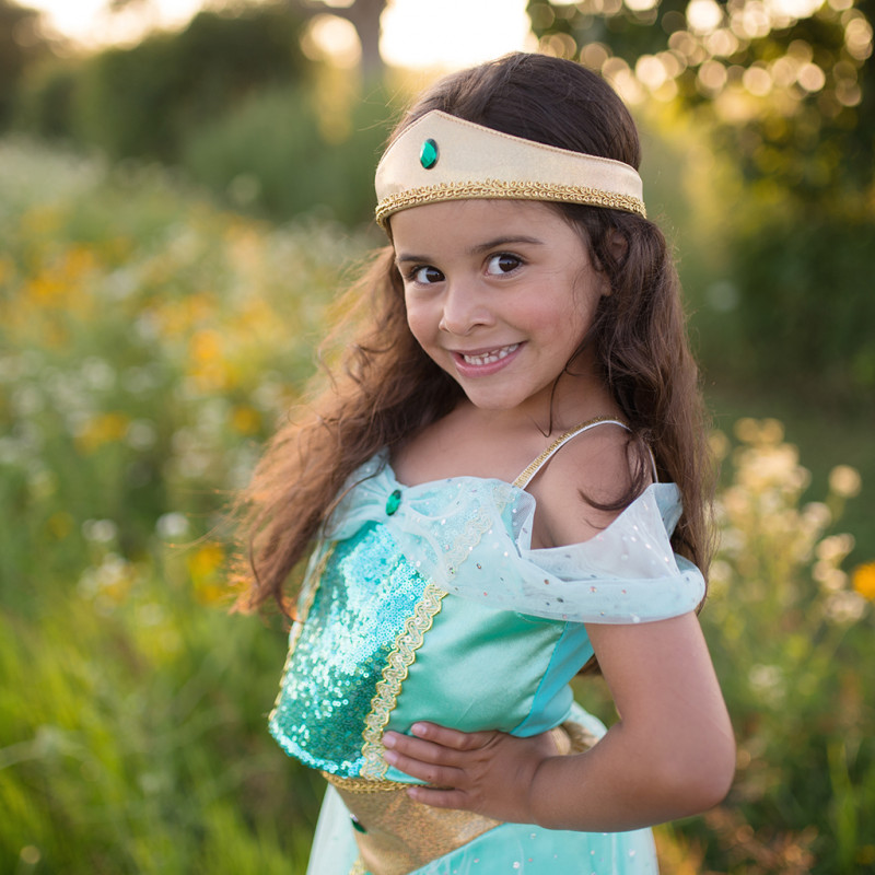 Déguisement enfant Jasmine Princesse des 1001 Nuits - 5/6 ans -  Jouets/Déguisement - Bonjour ConceptStore