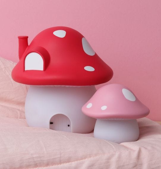 Petite veilleuse Champignon Rose - A Little Lovely Company : LLMUMC53 3