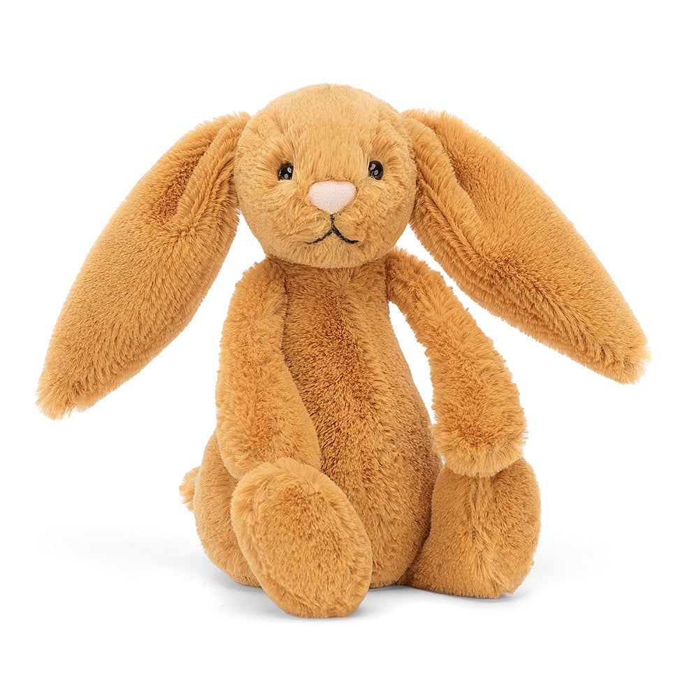 Peluche Jellycat Lapin Jaune d\'Or - Bashful Golden Bunny Small - BASS6GDB 18cm