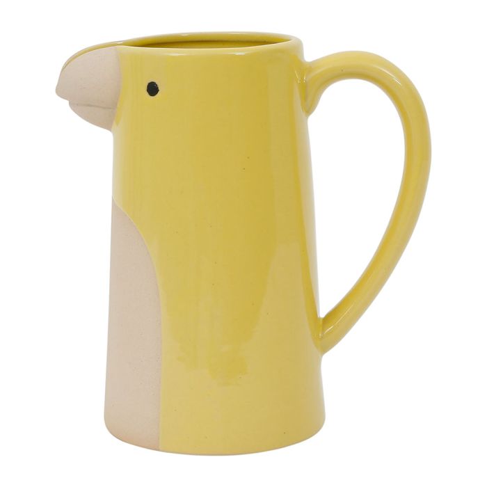 Pichet céramique Perroquet Jaune Soleil - 1,1l