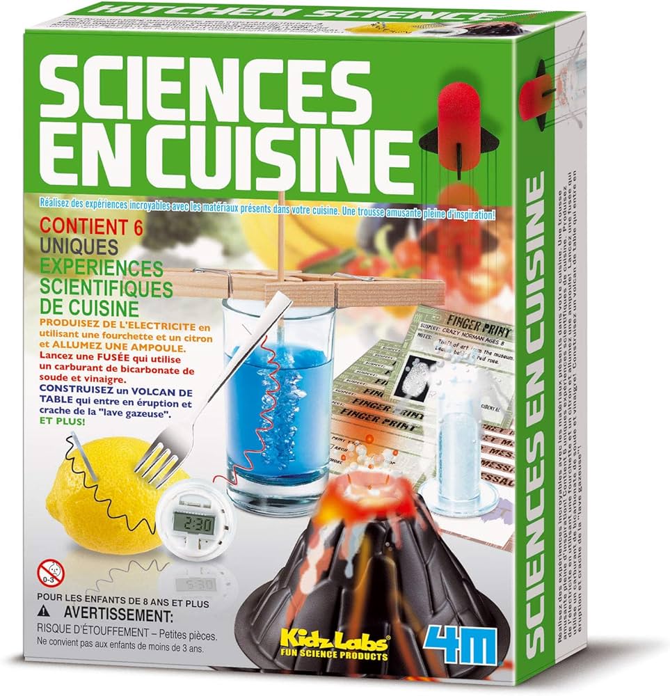 4M - KidzLabs - Kit de Science de Cuisine - Dès 8 ans