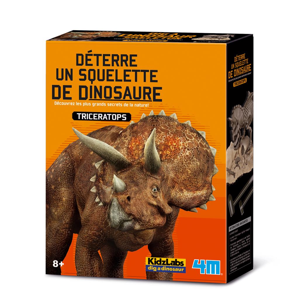 Kit de fouille - Squelette de Triceratops 4M Kidz Labs - Dès 8 ans