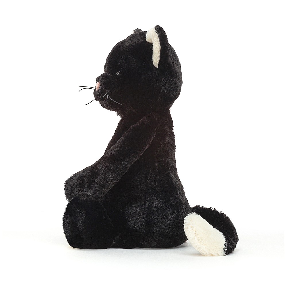 Peluche Jellycat Chat Noir – Bashful Black Kitten  - BAS3BKIT 31 cm