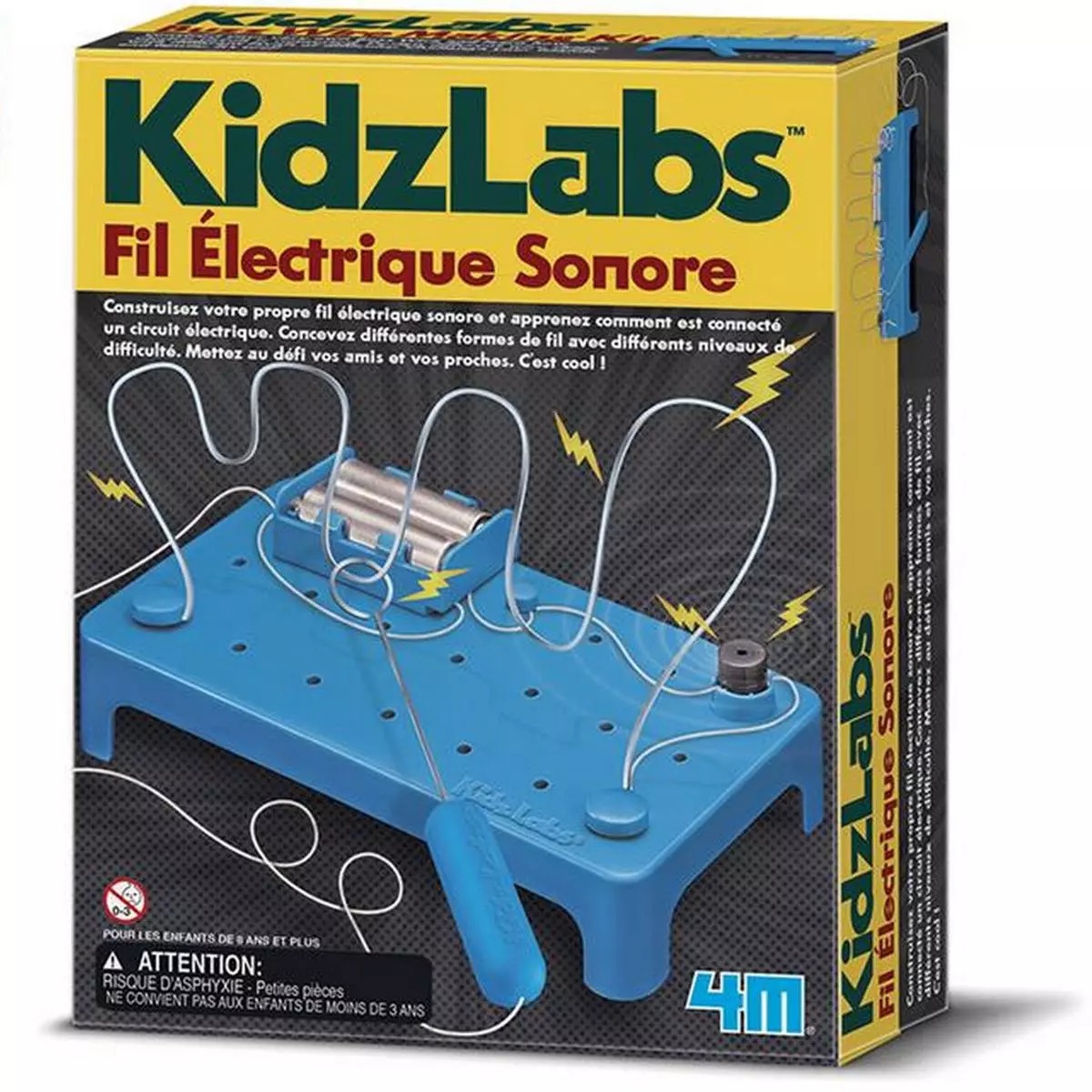4M - KidzLabs - Kit de Construction de fil électrique sonore - Dès 8 ans
