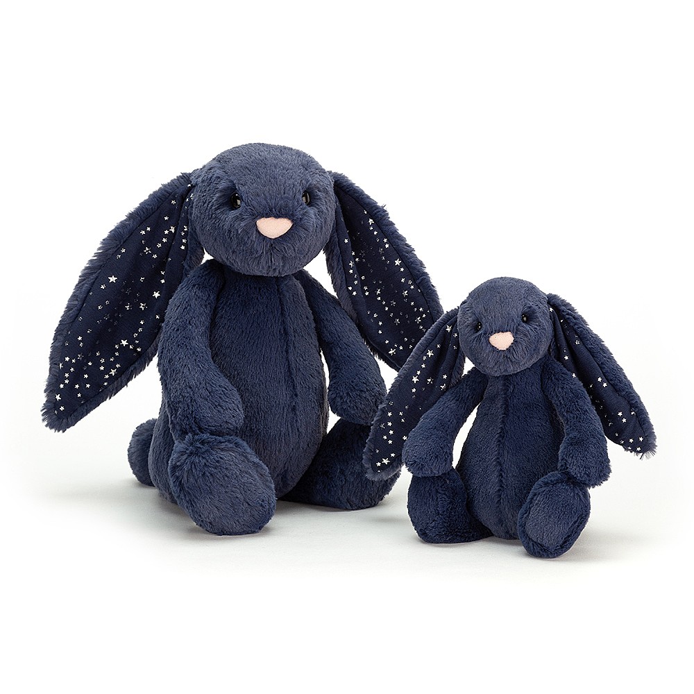 Peluche Jellycat lapin Bleu Etoile – Bashful Stardust bunny