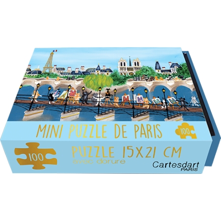 Mini Puzzle de Paris Pont des Arts - 100 pièces