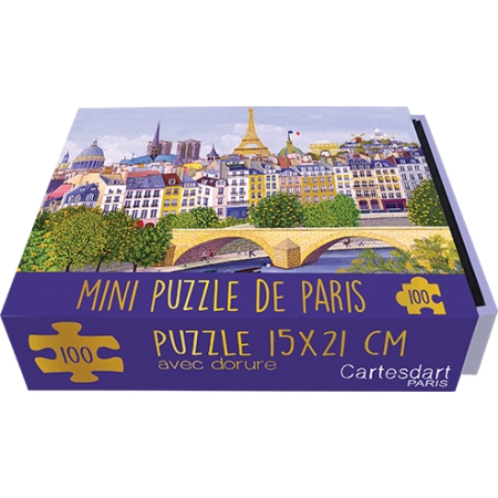 Mini Puzzle Pont de Paris - 100 pièces