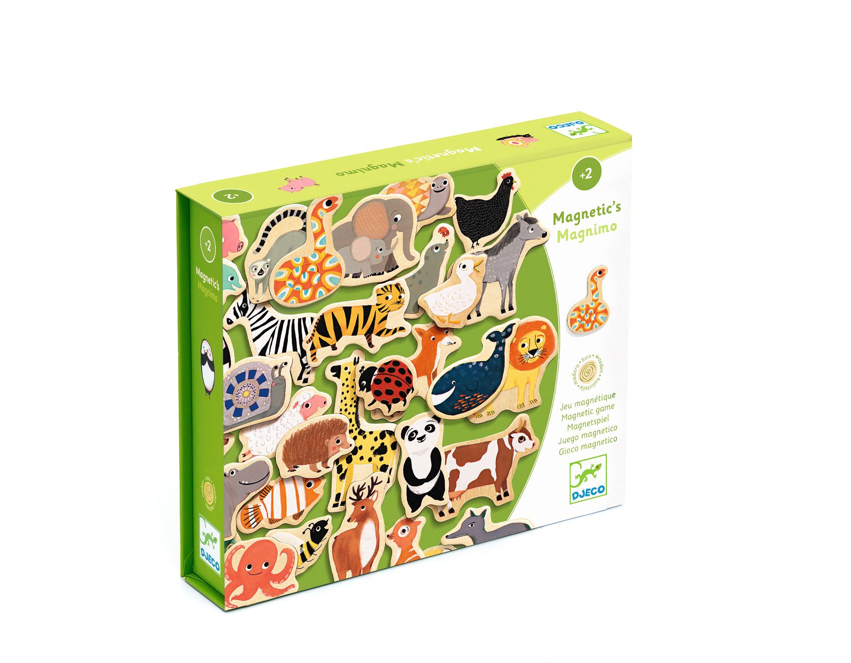 Magnets puzzle en bois - Magnimo - Dès 2 ans