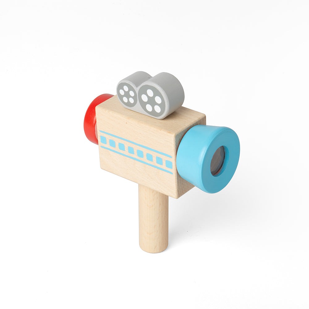 Jouet en bois - Caméra kaléidoscope enfant - Dès 18 mois